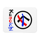 Vrouw Ninja Kunoichi くノ一 Magneet (Horizontaal)