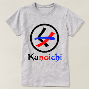 Vrouw Ninja Kunoichi くノ一 T-shirt
