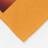 Vrouw nipt Drink op bank Fleece Deken (Hoek)