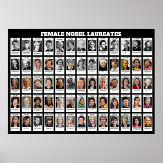 Vrouw Nobelprijswinnaars Poster