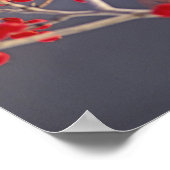 Vrouw noordelijke Kardinaal onder de doorn Poster (Hoek)