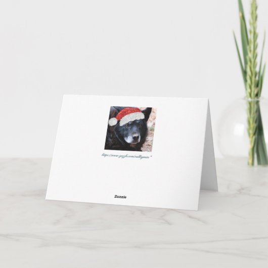 Vrouw Noordelijke Kardinaal Zittend op Snowy Tree Feestdagen Kaart (Achterkant)