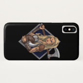 Vrouw Norse Viking Warrior Case-Mate iPhone Case (Achterkant (horizontaal))