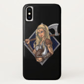 Vrouw Norse Viking Warrior Case-Mate iPhone Case (Achterkant)