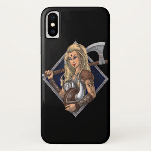 Vrouw Norse Viking Warrior Case-Mate iPhone Case