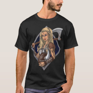 Vrouw Norse Viking Warrior T-shirt