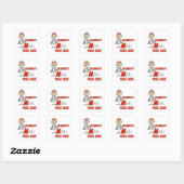 Vrouw Nurse Celebrate Nurses Week 2025 Vierkante Sticker (Vel)