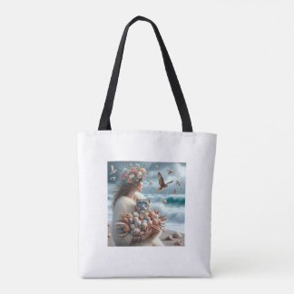 Vrouw Ocean Snow Leopard Tote Bag