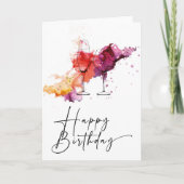 Vrouw- of Mannen-vogelkaarten Kaart (Voorkant)