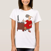 Vrouw Office Worker T-shirt (Voorkant)