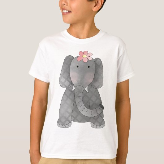 Vrouw olifant t-shirt (Voorkant)