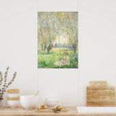 Vrouw onder de vlag van Willows - Claude Monet Fin Poster (Keuken)