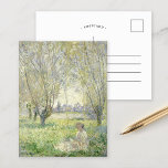 Vrouw onder de wilde vaart | Claude Monet Briefkaart<br><div class="desc">Vrouw onder de Wilgen (1880) geplaatst door de Franse impressionistische kunstenaar Claude Monet. Het oorspronkelijke schilderij is een olie op het canvas. Gebruik de ontwerphulpmiddelen om douanetekst toe te voegen of het afbeelding te personaliseren.</div>