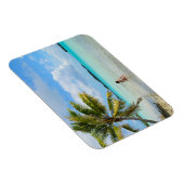 Vrouw onder een palmboom rechthoek magneet (Rechterzijde)