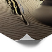 Vrouw Onder Water Dystopian Abstracte AI Kunst Poster (Hoek)