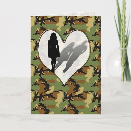 Vrouw Ontbrekend Man Kaart (Voorkant)