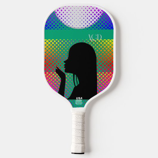 VROUW ONTWERP ACD Pickleball Paddle (Achterkant)