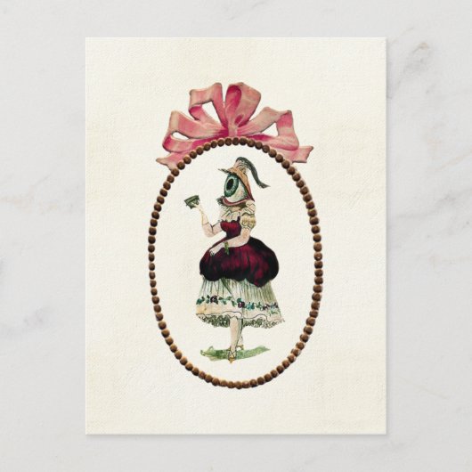 Vrouw Oog Briefkaart (Voorkant)
