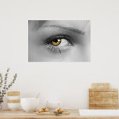 Vrouw oog poster (Keuken)