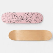  vrouw - Ooh La La - Girl Power Lettering Persoonlijk Skateboard (Horizontaal)