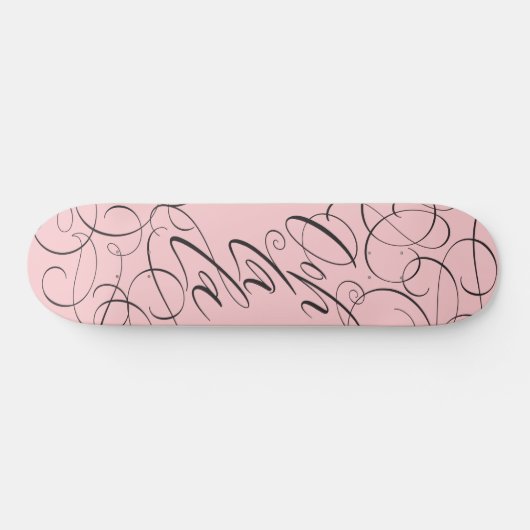 vrouw - Ooh La La - Girl Power Lettering Persoonlijk Skateboard (Horizontaal)