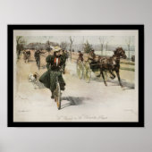Vrouw op de fiets 1897 poster (Voorkant)