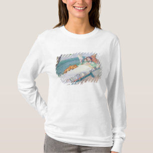 Vrouw op een bank, 1913 (m/vc op papier) t-shirt