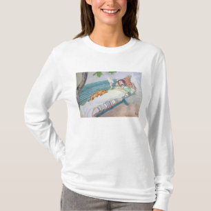 Vrouw op een bank, 1913 (m/vc op papier) t-shirt