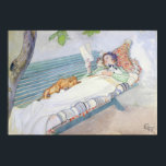 Vrouw Op een bank gelanceerd door Carl Larsson Poster<br><div class="desc">Vrouw Op een bank gelanceerd door Carl Larsson</div>