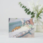 Vrouw op een bank van 1913 door Carl Larsson Briefkaart (Staand voorkant)