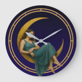 Vrouw op een maansikkel grote klok (Voorkant)