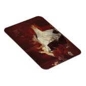 Vrouw op een rode sofa magneet (Rechterzijde)