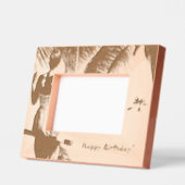 Vrouw op een schommel gegraveerde lijstjes (Links)