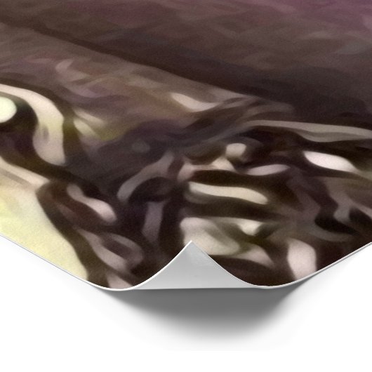 vrouw op het kerkhof poster (Hoek)