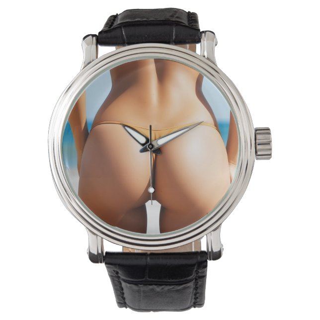 Vrouw op het strand horloge (Voorkant)