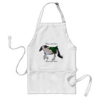 Vrouw op Horseback Apron Standaard Schort
