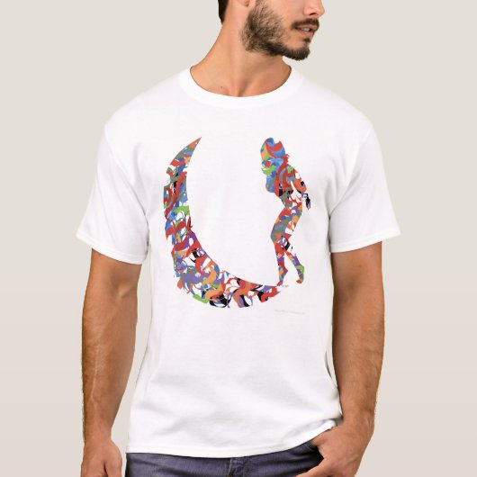 Vrouw op maan t-shirt (Voorkant)