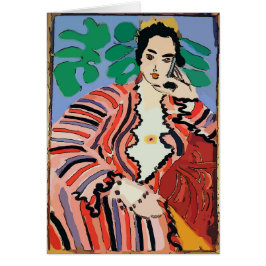 Vrouw op mobiele telefoon Abstract 4