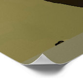 Vrouw op mobiele telefoon Abstract, onstuimige sti Poster (Hoek)