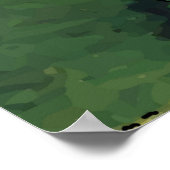 Vrouw op Mobiele Telefoon Poster (Hoek)