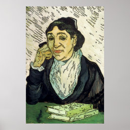 Vrouw op Mobiele Telefoon Poster