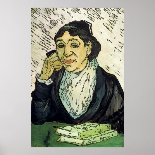 Vrouw op Mobiele Telefoon Poster (Voorkant)