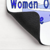 Vrouw op pad muismat (Hoek)