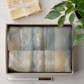 Vrouw op Pier bij Sunset Decoupage Tissuepapier (Geschenk)