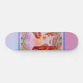 Vrouw op skateboard (Horizontaal)