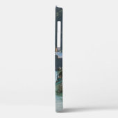 Vrouw op waterlichaam tussen bruine boten Case-Mate iPhone case (Achterkant / Links)