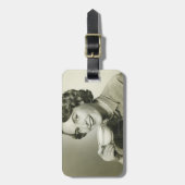 Vrouw-opbergbekers Bagagelabel (Voorkant verticaal)