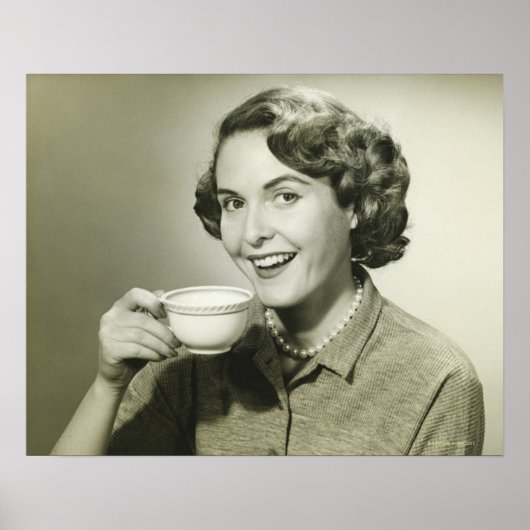 Vrouw-opbergbekers Poster (Voorkant)