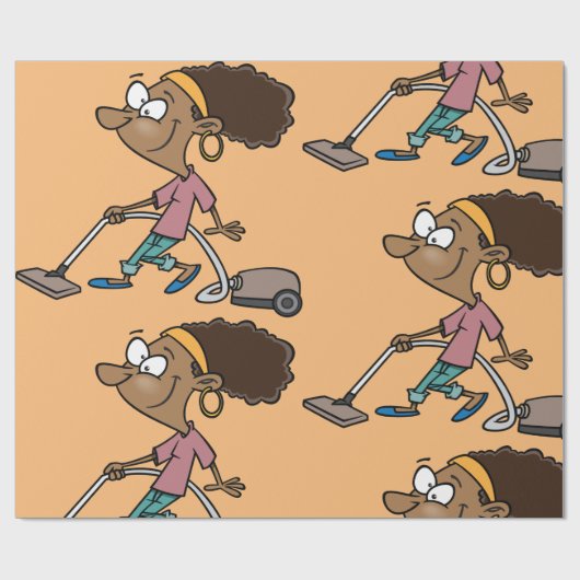 Vrouw-opstapeling Cadeaupapier (Vlak)