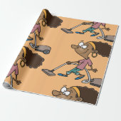 Vrouw-opstapeling Cadeaupapier (Uitgerold)